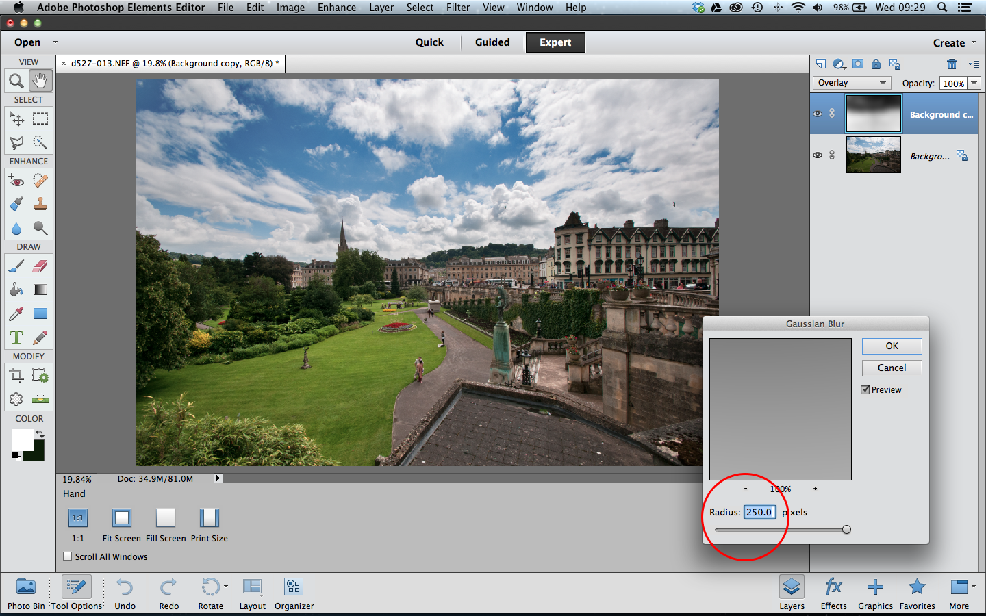 Better Shadow/Highlight adjustments in Elements Life after