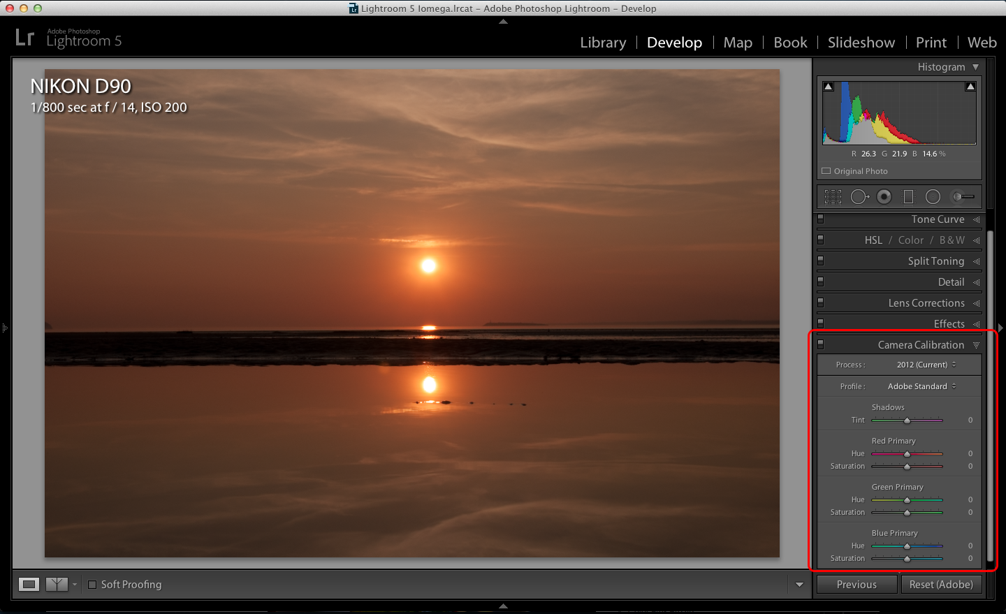 Get more accurate colours with Lightroom's Camera Calibration panel