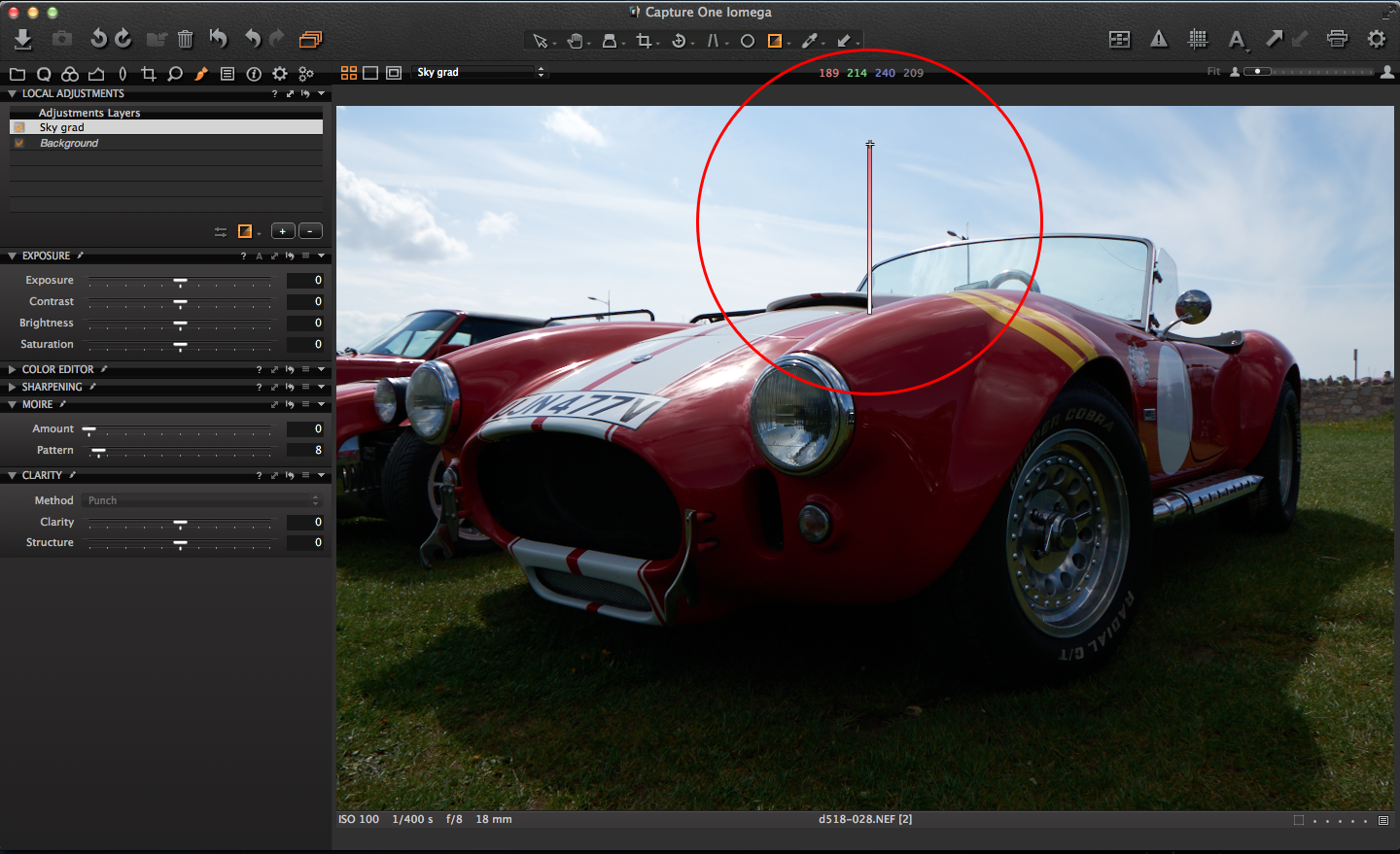 How to use gradient masks in Capture One to improve outdoor shots