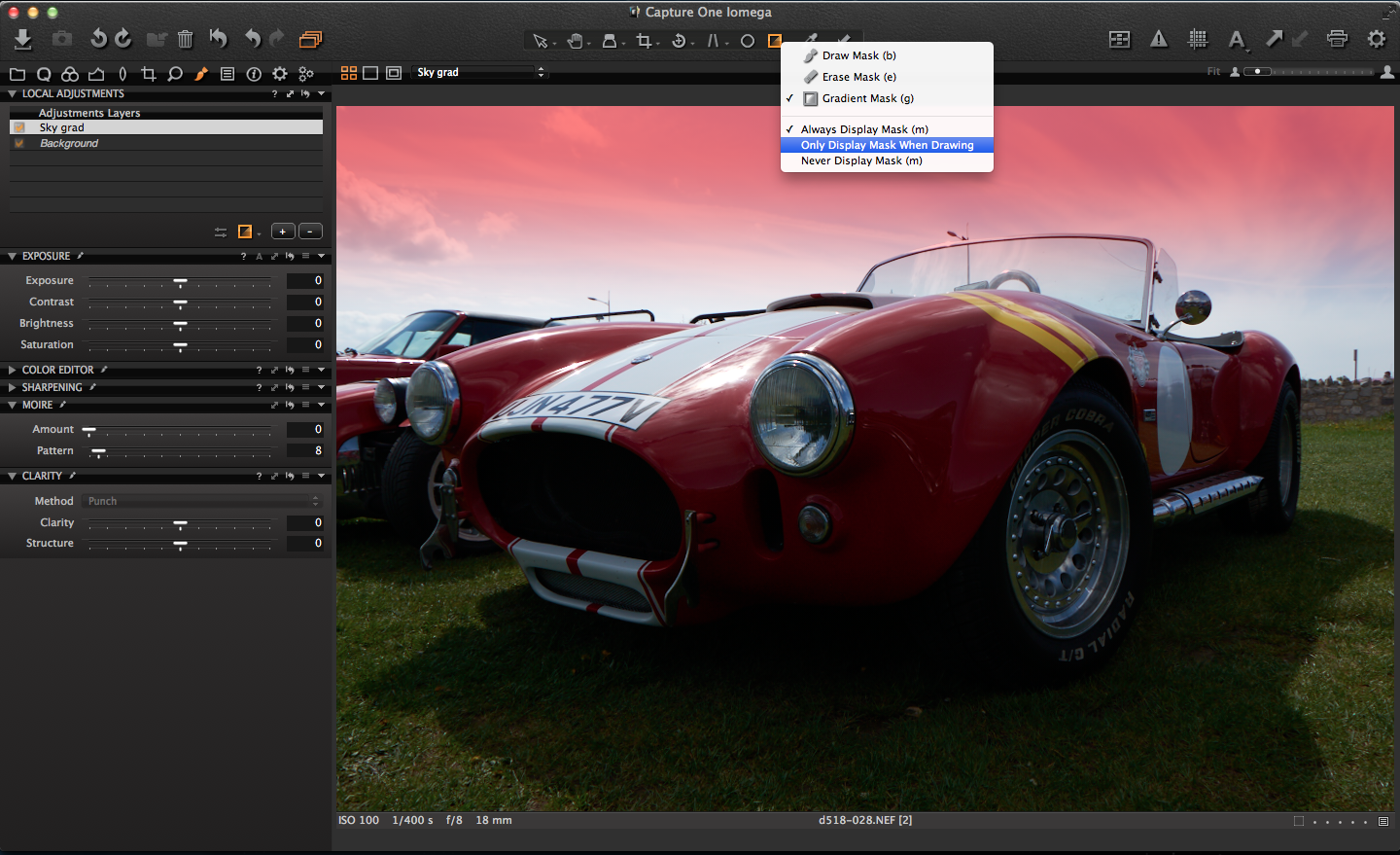 How to use gradient masks in Capture One to improve outdoor shots