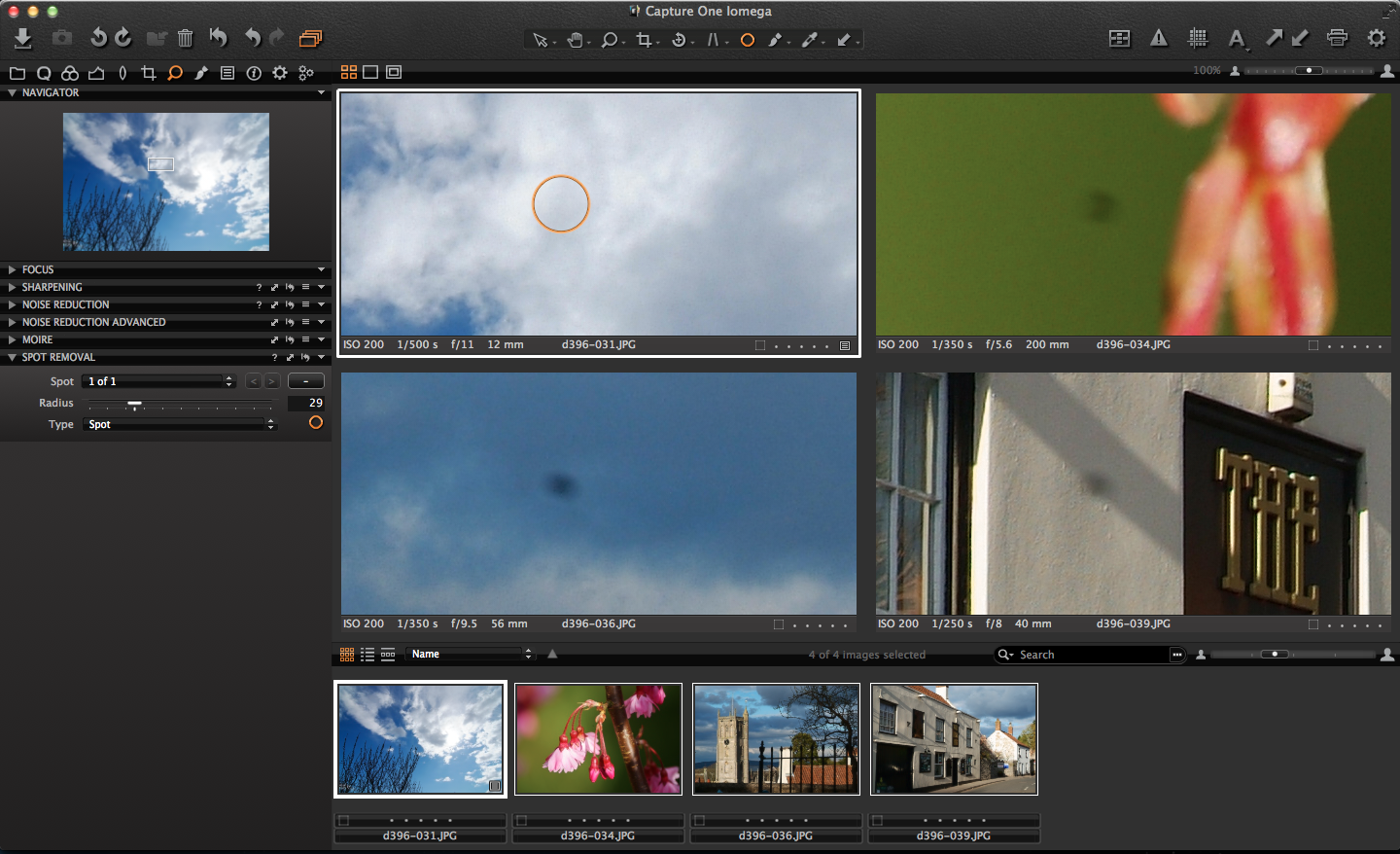 How to remove sensor spots automatically in Capture One Page 2 of 2