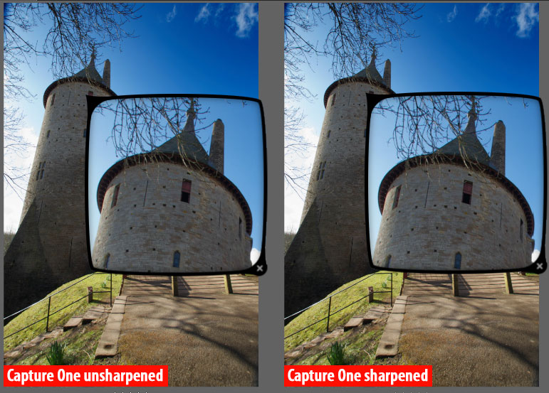 Export sharpening using DxO and Capture One Life after